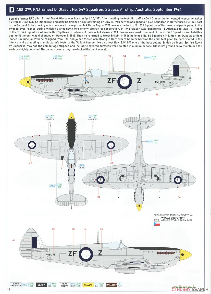 Spitfire Mk.VIII Weekend (Plastic model) Color6