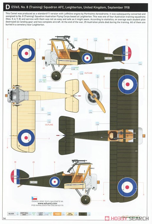 ソッピース キャメル `コミック` 夜間戦闘機 プロフィパック (プラモデル) 塗装6