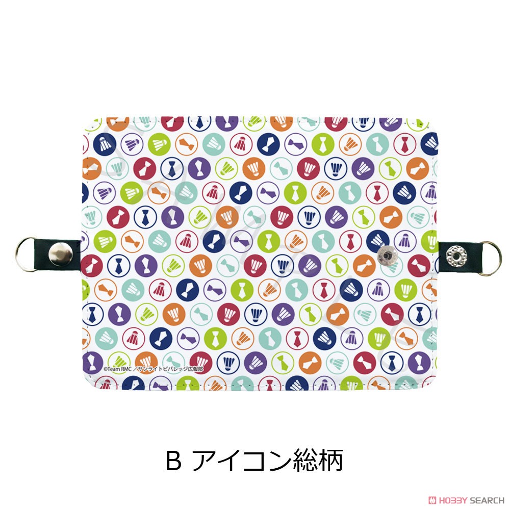 Ryman`s Club Bi-fold Card Case B Icon Repeating Pattern (Anime Toy) Item picture1