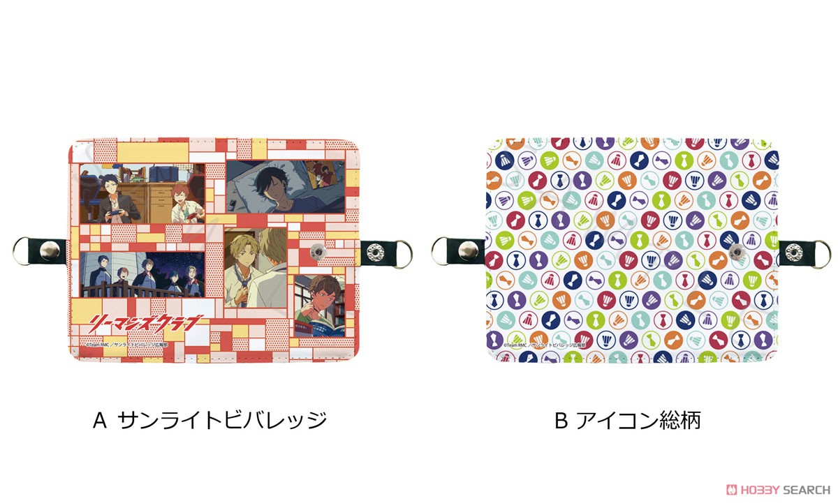 Ryman`s Club Bi-fold Card Case B Icon Repeating Pattern (Anime Toy) Other picture1