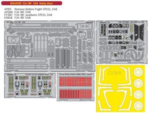 F/A-18F Big Ed Parts Set (for Hobby Boss) (Plastic model)