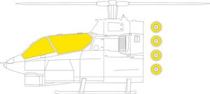 AH-1G 塗装マスクシール (スペシャルホビー用) (プラモデル)