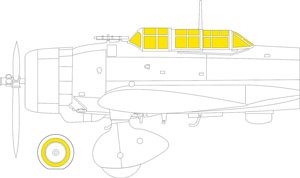 九九式艦上爆撃機11型 「T-フェース」両面塗装マスク シール (ハセガワ用) (プラモデル)