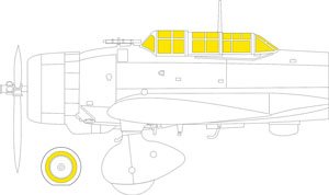 Masking Sheet for D3A1 Val TFace (for Hasegawa) (Plastic model)