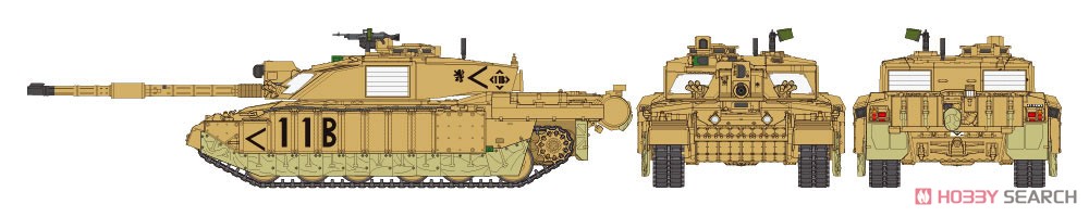 イギリス主力戦車 チャレンジャー2 イラク戦仕様 (プラモデル) 塗装1