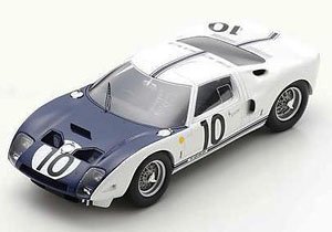 Ford GT40 Mk I No.10 Lap Record 24H Le Mans 1964 P.Hill B.McLaren (ミニカー)