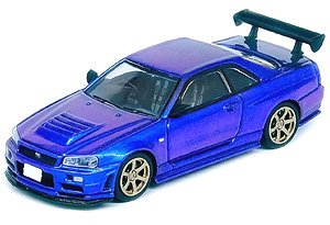 Nissan スカイライン GT-R (R34) ミッドナイトパープル II (ミニカー)