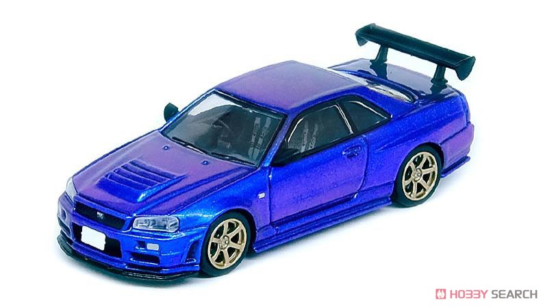 Nissan スカイライン GT-R (R34) ミッドナイトパープル II (ミニカー) 商品画像1