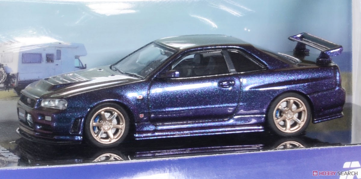 Nissan スカイライン GT-R (R34) ミッドナイトパープル II (ミニカー) 商品画像3