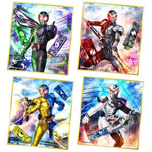 Kamen Rider Shikishi Art Selection Feat. Kamen Rider W (Set of 10) (Shokugan)