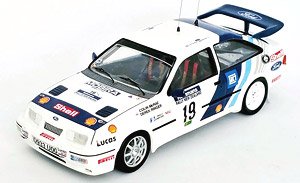 フォード シエラ RS コスワース 1989年ニュージーランドラリー 5位 #19 Colin McRae / Derek Ringer (ミニカー)