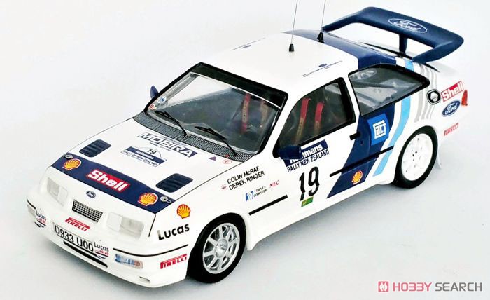 フォード シエラ RS コスワース 1989年ニュージーランドラリー 5位 #19 Colin McRae / Derek Ringer (ミニカー) 商品画像1