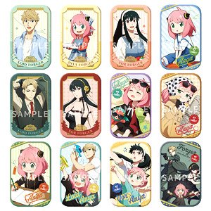 Spy x Family Marukaku Can Badge (Set of 12) (Anime Toy)