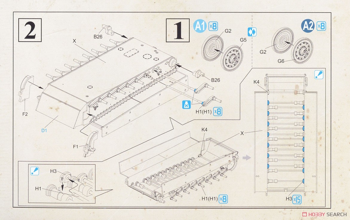 Pzkpfwg. VI Tiger I Late (Plastic model) Assembly guide1