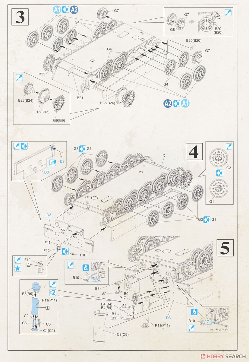 Pzkpfwg. VI Tiger I Late (Plastic model) Assembly guide2