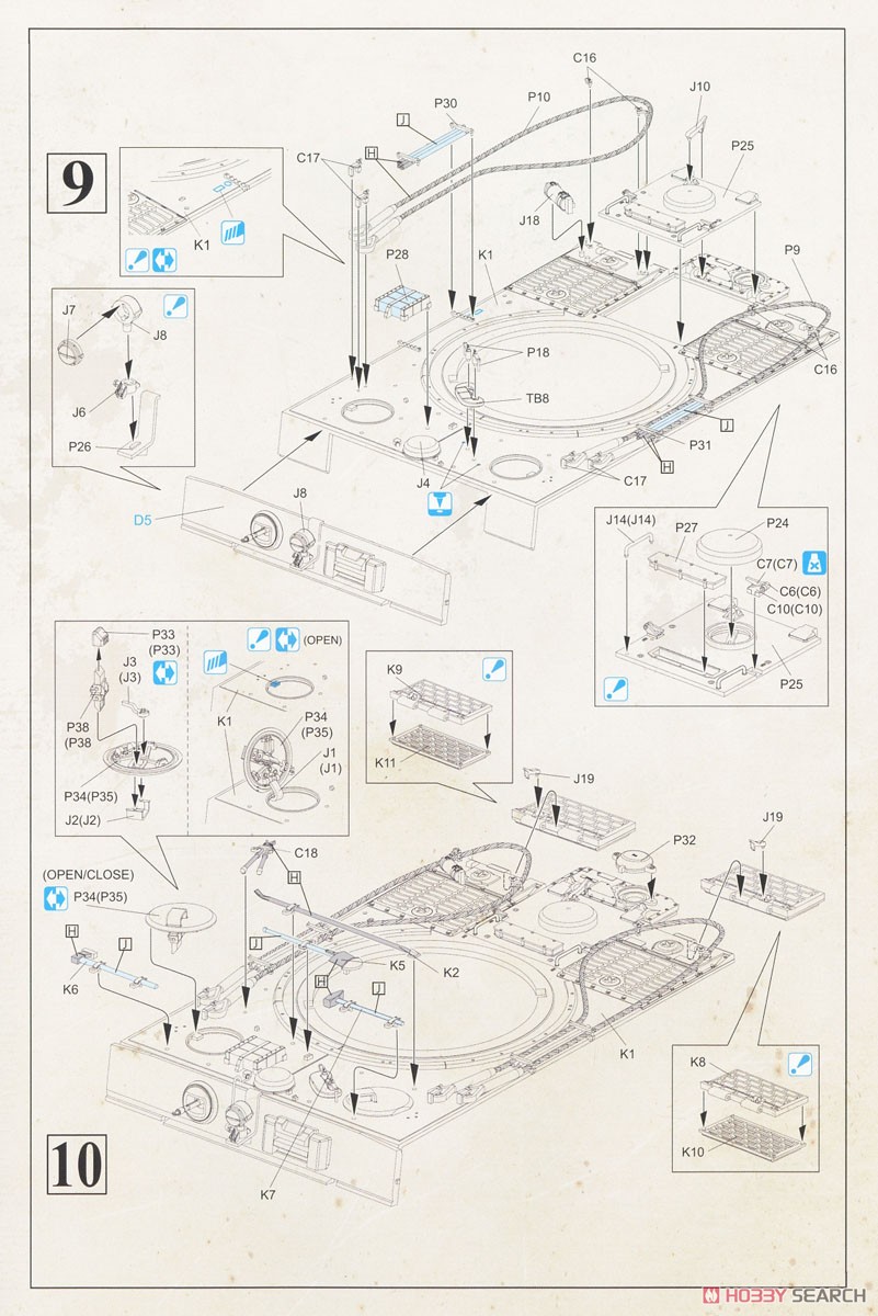 Pzkpfwg. VI Tiger I Late (Plastic model) Assembly guide4