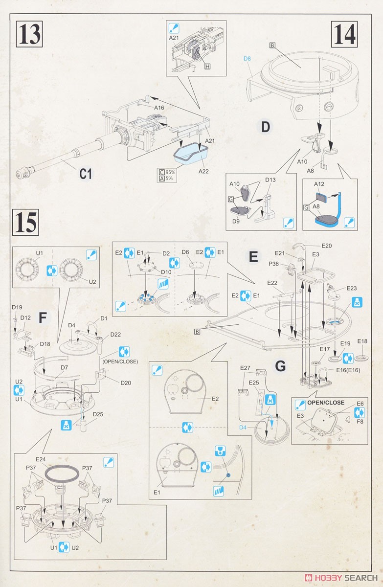 Pzkpfwg. VI Tiger I Late (Plastic model) Assembly guide6