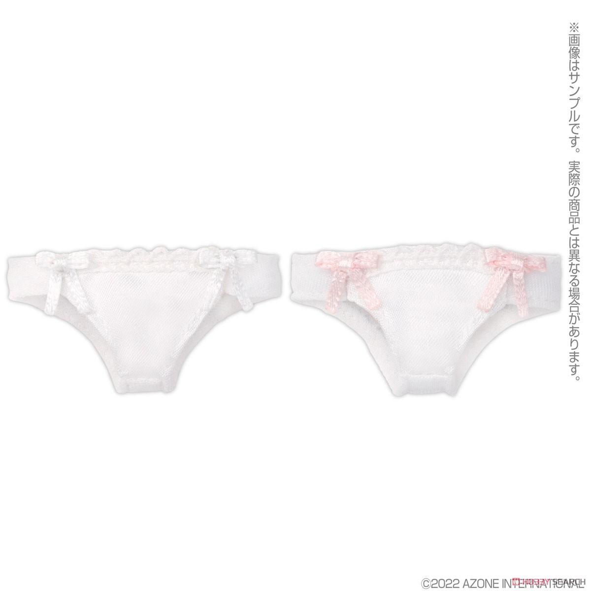 PNM Lace Shorts Set (White x White / White x Pink) (Fashion Doll) Item picture1