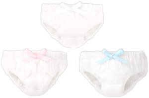 PNS Ribbon Simple Shorts Set (White x White / Pink x White / Saxe x White) (Fashion Doll)