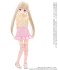 45 Border Knee High Socks (Pastel Pink x White) (Fashion Doll) その他の画像1 Thumbnail