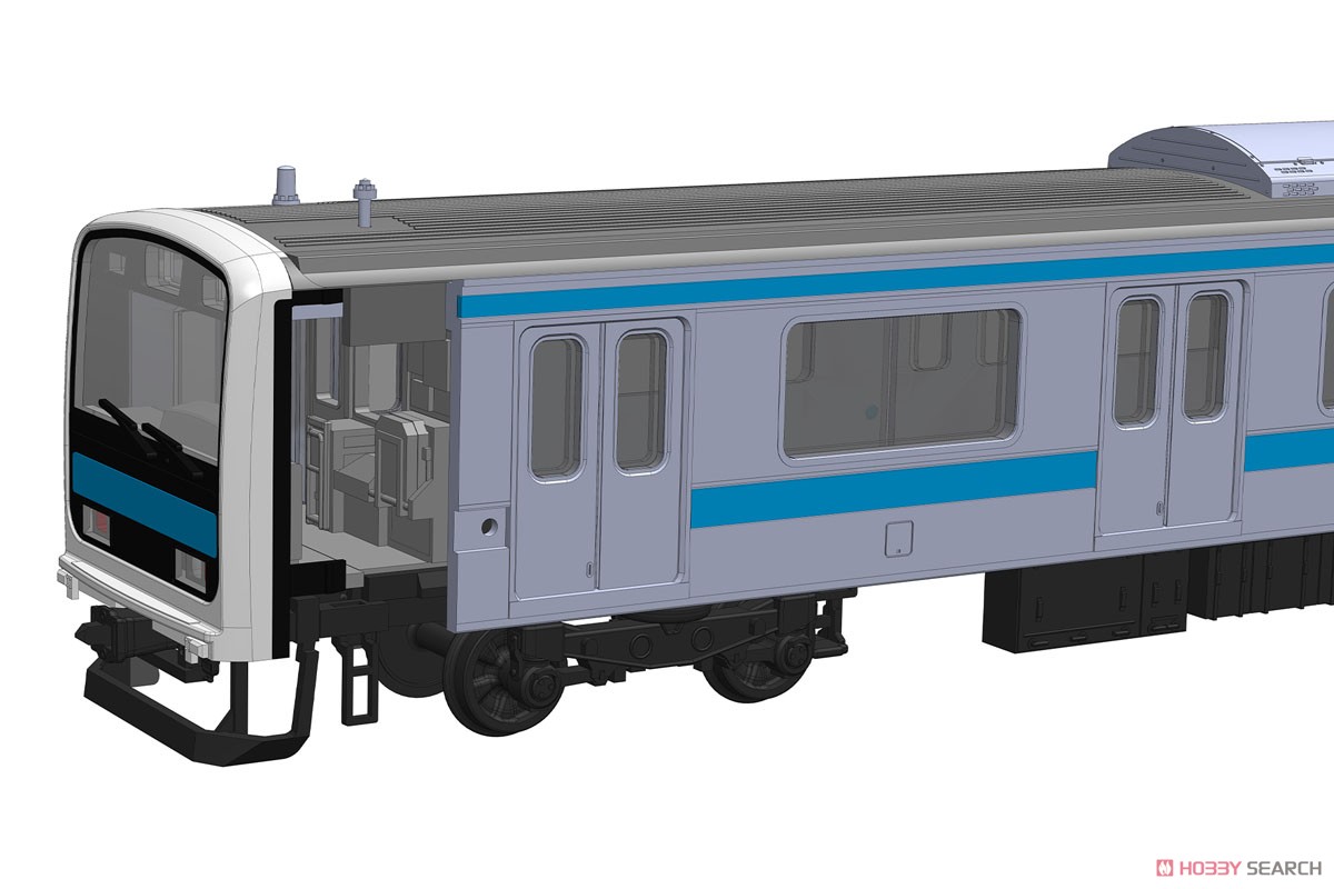 16番(HO) JR東日本 209系 直流電車タイプ (京浜東北色) クハ209・クハ208 キット (2両・組み立てキット) (鉄道模型) その他の画像9
