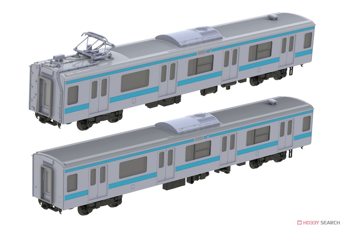 16番(HO) JR東日本 209系 直流電車タイプ (京浜東北色) モハ209・モハ208 キット (2両・組み立てキット) (鉄道模型) その他の画像1