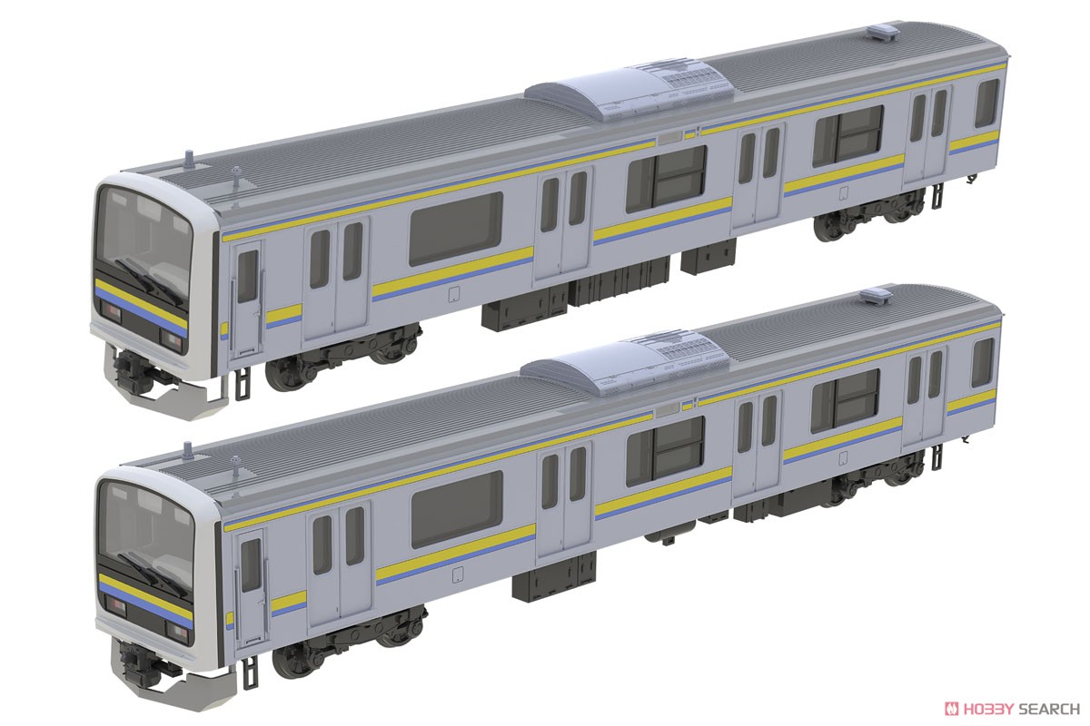 1/80(HO) J.R. East Series 209 Style (Boso Color) KUHA209, KUHA208 Kit (2-Car Unassembled Kit) (Model Train) Other picture1