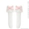 Ribbon Lace Short Socks (White x Pink) (Fashion Doll) 商品画像1 Thumbnail