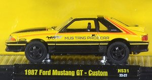 1987 Ford Mustang GT Custom - Pearl Yellow, PMS 012 C Pearl (ミニカー)