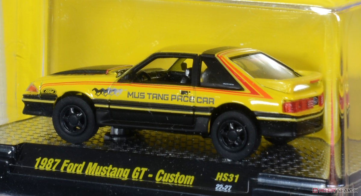 1987 Ford Mustang GT Custom - Pearl Yellow, PMS 012 C Pearl (Diecast Car) Item picture2
