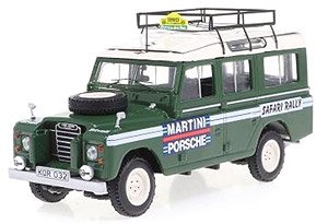 ランドローバー Series III 109 1978 Safari Rally `MARTINI PORSCHE` ルーフラック付 (ミニカー)
