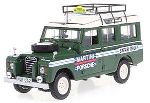 Land Rover Series III 109 1978 Safari Rally `Martini Porsche` w/Roofrack (Diecast Car)