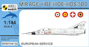 Mirage IIIBE/DE/DS/5BD Two-seater `European Service` (Plastic model)