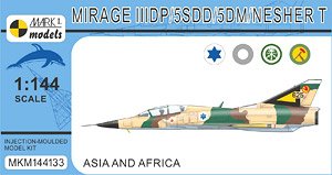 Mirage IIIDP/5SDD/5DM/Nesher T Two-seater `Asia & Africa` (Plastic model)