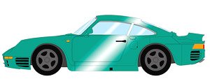 Porsche 959 1986 エメラルドグリーンメタリック (ミニカー)