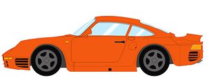 Porsche 959 1986 Orange (Diecast Car)