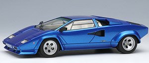 Lamborghini Countach LP5000S 1982 メタリックブルー (ミニカー)