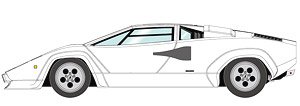 Lamborghini Countach LP5000S 1982 ホワイト (ミニカー)