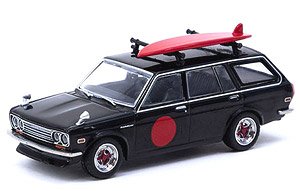 Datsun Bluebird 510 Wagon with Surfboard. (Diecast Car)