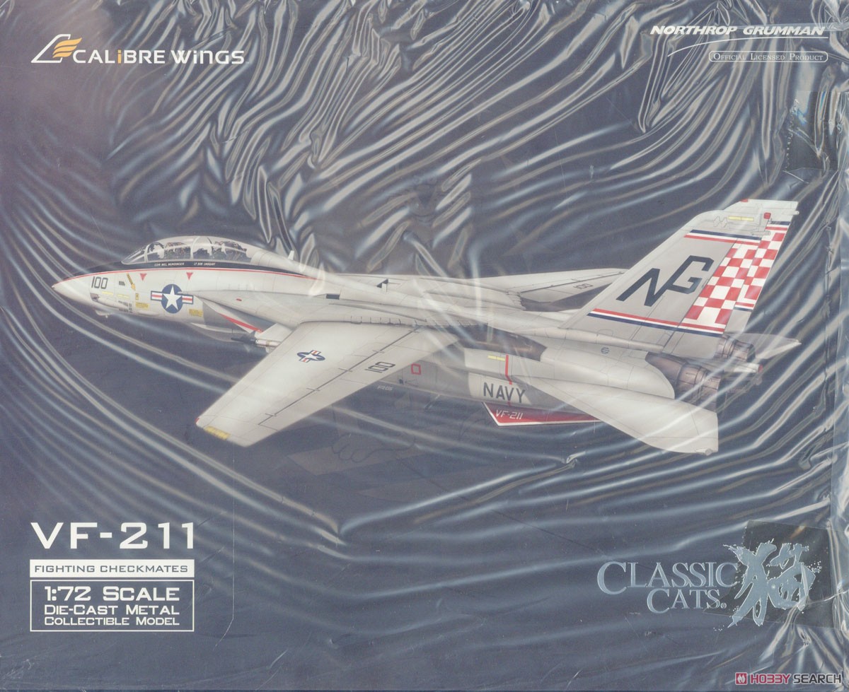 F-14A アメリカ海軍 VF-211 Fighting Checkmates (完成品飛行機) パッケージ1