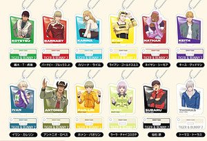 Stand Mini Acrylic Key Ring Tiger & Bunny 2 (Set of 12) (Anime Toy)