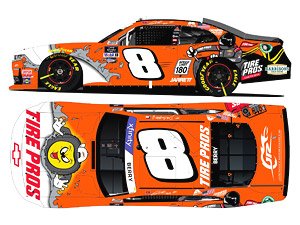 `ジョシュ・ベリー` #8 TIRE PROS スローバック シボレー カマロ NASCAR Xfinity 2022 (ミニカー)
