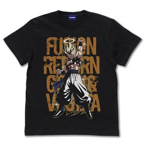 Dragon Ball Z Super Gogeta T-Shirt Black L (Anime Toy)