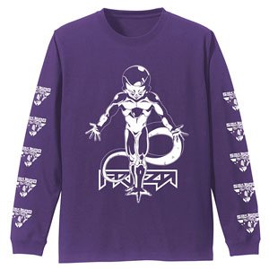 Dragon Ball Z Frieza Long Sleeve T-Shirt Violet Purple S (Anime Toy)