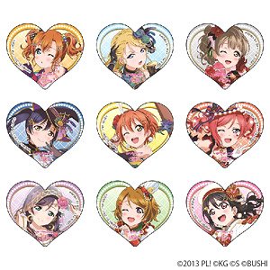 「ラブライブ！スクールアイドルフェスティバル ALL STARS」 ラメアクリルバッジコレクション 【μ`s】 (9個セット) (キャラクターグッズ)