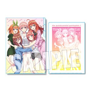 クリアファイル3ポケット 映画 五等分の花嫁 パジャマ (キャラクターグッズ)