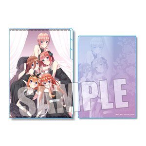 クリアファイル3ポケット 映画 五等分の花嫁 黒ドレス (キャラクターグッズ)