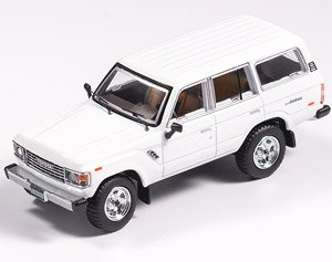 トヨタ ランドクルーザー 60 - LHD ホワイト (ミニカー)
