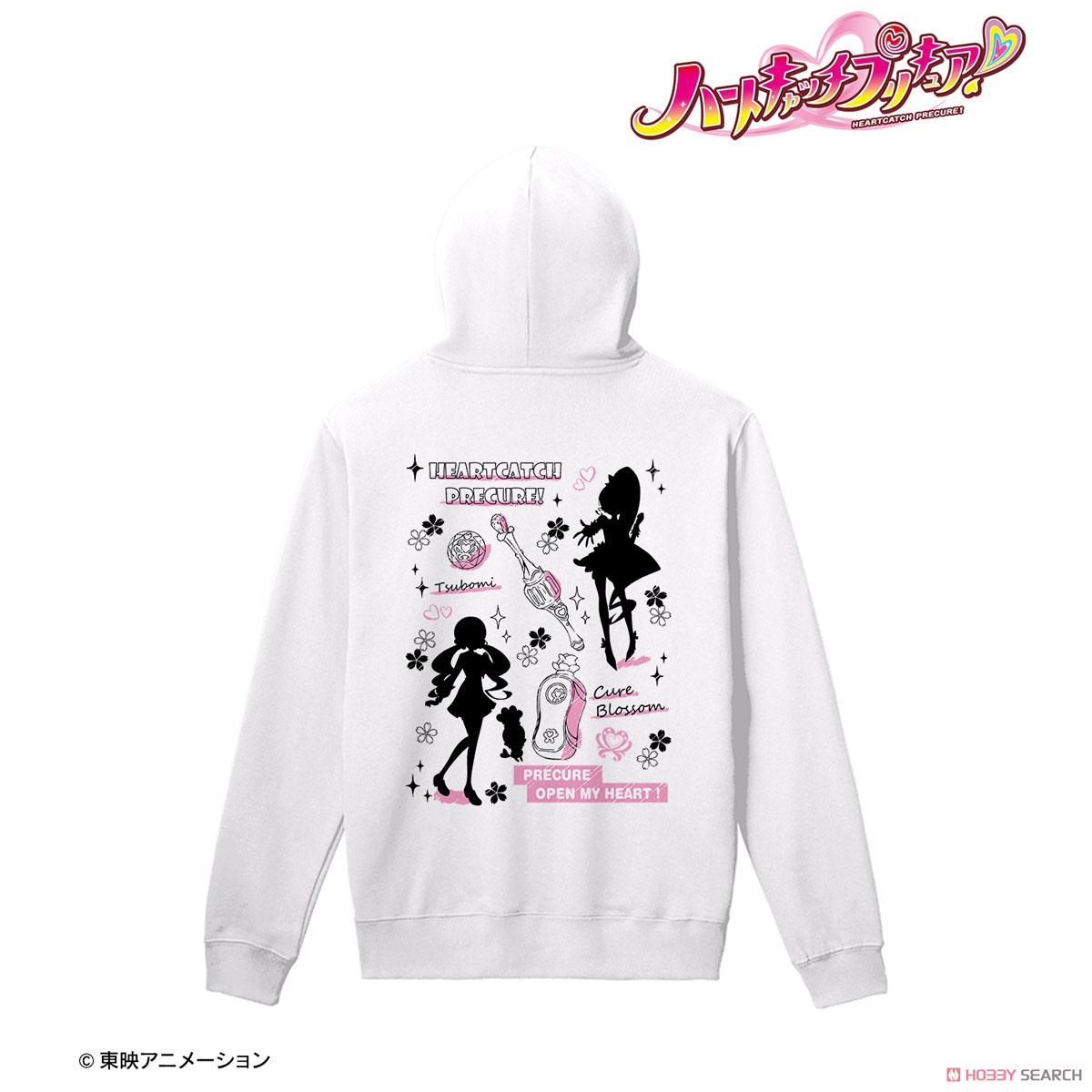Heart Catch Pretty Cure! Cure Blossom Ani-Sketch Parka Mens S (Anime Toy) Item picture1