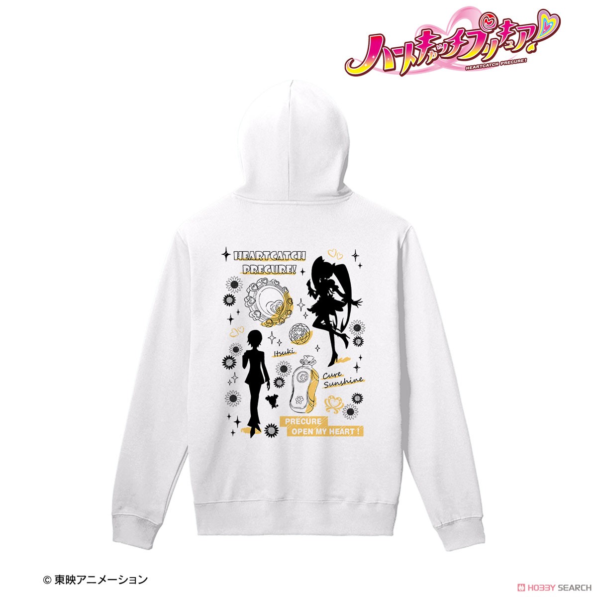 Heart Catch Pretty Cure! Cure Sunshine Ani-Sketch Parka Mens S (Anime Toy) Item picture1